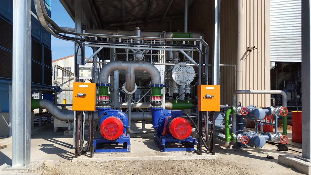Cooling Tower pumps and oil coolers