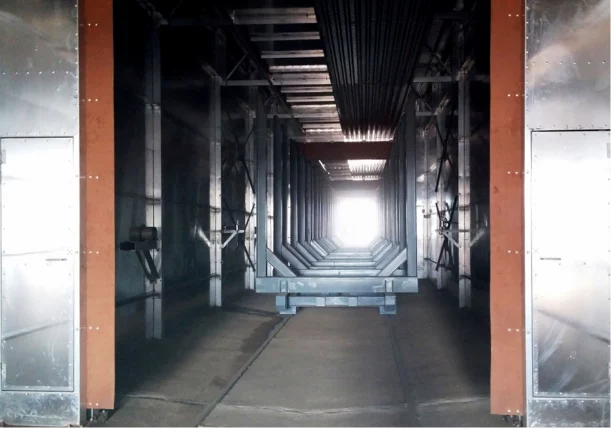 York Sabie veneer log conditioning chamber using saturated steam heating system designed by TF Design